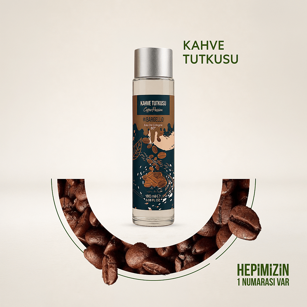 Bargello KAHVE TUTKUSU CAM DÖKME KAPAK KOLONYA EDC
